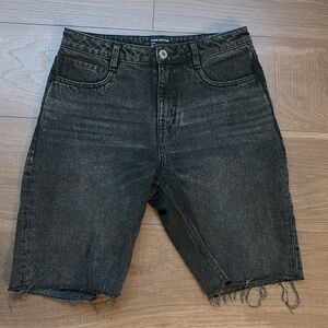 Frank & Oak Long Denim Shorts